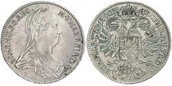  Габсбургская империя (1526-1804) / Австрия Серебро Maria Theresa of Austria (1717 - 1780)