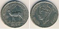 1/2 Rupee Mauritius 镍/銅 