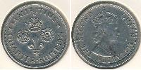 1/4 Rupee Mauritius Rame/Nichel 