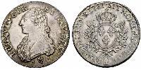 1 Ecu Kingdom of France (843-1791) Silber Ludwig XVI (1754 - 1793)