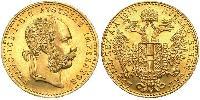 1 Ducat Imperio austrohúngaro (1867-1918) Oro Franz Joseph I (1830 - 1916)