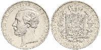 1 Thaler 奥尔登堡大公国 (1814 - 1918) 銀 彼得二世 (奥尔登堡) (1827 - 1900)