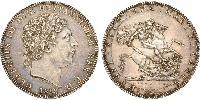 1 Corona Regno Unito di Gran Bretagna e Irlanda (1801-1922) Argento Giorgio III (1738-1820)