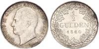 1/2 Gulden States of Germany Argent 