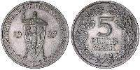 5 Mark / 5 Reichsmark República de Weimar (1918-1933) Plata 