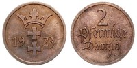 2 Pfennig Gdansk (1920-1939) / Polonia Bronce 