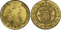 2 Ескудо Іспанська Імперія (1700 - 1808) Золото Карл IV король Іспанії  (1748-1819)