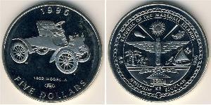5 Dólar Islas Marshall Níquel/Cobre 