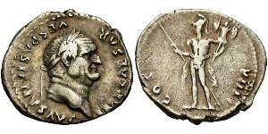 1 Denarius Römische Kaiserzeit (27BC-395) Silber Vespasian (9-79)