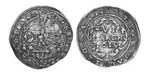 6 Marck Free Imperial City of Aachen (1306 - 1801) 銀 