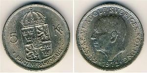 5 Krone Svezia Rame/Nichel 