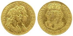 1/2 Guinea Kingdom of England (927-1649,1660-1707) Gold William III (1650-1702)