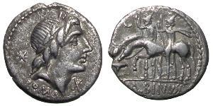  Denarius Römische Republik (509BC-27BC) Silber 