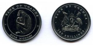 100 Shilling Uganda 镍/銅 