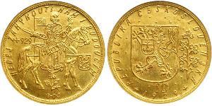 10 Ducat Tchécoslovaquie  (1918-1992) Or 