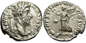 1 Denario Impero romano (27BC-395) Argento Commodo (161-192)