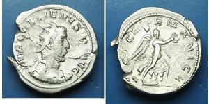 
          
           
             
              GALLIENUS AR ANT 
           
           
             
              Description: 
              
              Date: C, 258 AD 
              ...