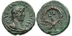 1 Tetradrachm 羅馬帝國 青铜 加里恩努斯