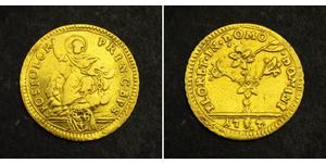 1/2 Doppia Kirchenstaat (752-1870) Gold Pius VI ( 1717-1799)