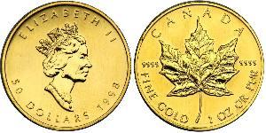 50 Dollar Canada Gold Elizabeth II (1926-2022)