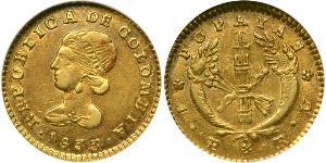 1 Peso Repubblica della Nuova Granada (1831–1858) Oro 