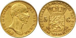 1 Gulden Königreich der Niederlande (1815 - ) Gold 