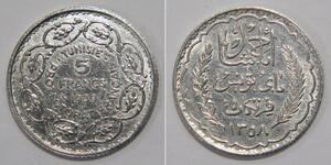 5 Franc Tunisia  