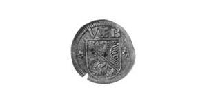 1 Pfennig Principato vescovile di Bamberga (1245–1802) Argento 