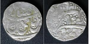 INDIA (Awadh) 1 Rupee AH1185//12 - Silver - 469