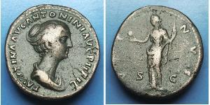 
          
           
             
              FAUSTINA JUNIOR AE AS 
           
           
             
              Description: 
              
              Date: C, 150-152 AD 
     ...