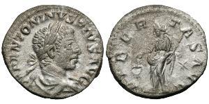 1 Денарій Римська імперія (27BC-395) Срібло Геліогабал (203-222)