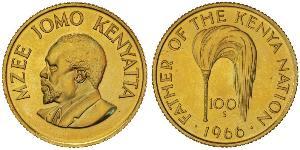 100 Shilling Kenya Oro Jomo Kenyatta