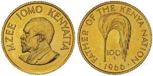 100 Shilling Kenya Oro Jomo Kenyatta