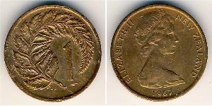 1 Cent Nueva Zelanda Bronce 