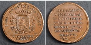  
   
 1790, Souhtern Netherlands, Namur (County). Copper 