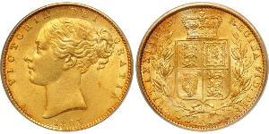 1 Sovereign Reino Unido de Gran Bretaña e Irlanda (1801-1922) Oro Victoria (1819 - 1901)