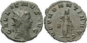 1 Antoniniano Impero romano (27BC-395) Bronzo Gallieno (218-268)