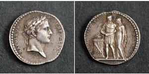  
  1810, France, Napoleon I. Tiny Silver 