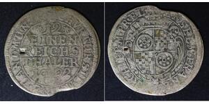 MAINZ (German State) 1/12 Thaler 1692 CB - Silver - 805