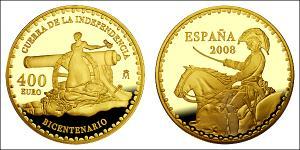 400 Euro Reino de España (1976 - ) Oro 