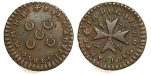 Malta - 1 Grano 1747 - Manuel Pinto de Fonseca