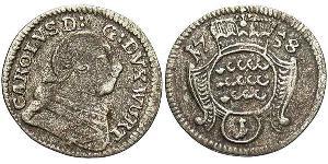 1 Kreuzer Allemagne Billon Argent 