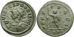 1 Antoniniano Imperio romano (27BC-395) Bronce Probo (232-282)