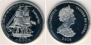 1 Krone Tristan da Cunha Copper/Nickel Elizabeth II (1926-2022)