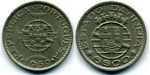 6 Escudo India portuguesa (1510-1961) Cobre/Zinc 