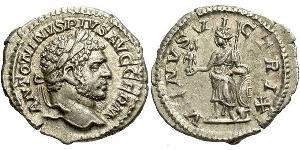1 Denario Impero romano (27BC-395) Argento Caracalla (188-217)