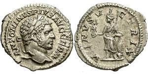 1 Denier Empire romain (27BC-395) Argent Caracalla (188-217)