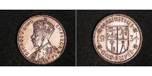 1 Rupee Maurice Argent George V (1865-1936)