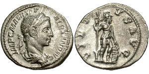 1 Denario Imperio romano (27BC-395) Plata Alejandro Severo (208-235)
