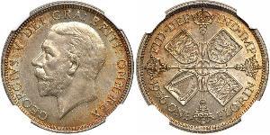 1 Florin United Kingdom of Great Britain and Ireland (1801-1922) Silver George V of the United Kingdom (1865-1936)